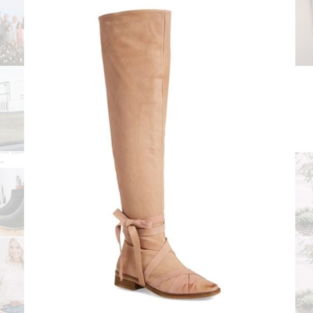 FREE PEOPLE OVER THE KNEE BOOTS